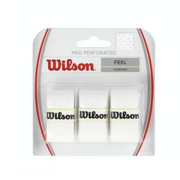 Wilson Pro Overgrip Perforated omotávka tl. 0,6 mm bílá