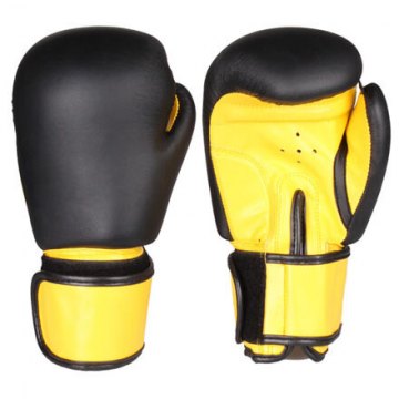 Merco Fighter zápasové boxovací rukavice černá-žlutá