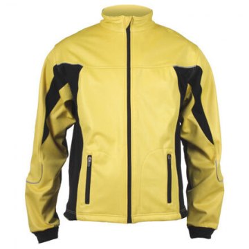 Merco Ski Windproof softshelová bunda žlutá-černá