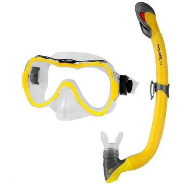 Aqua-Speed Enzo+Samos dětský potápěčský set žlutá